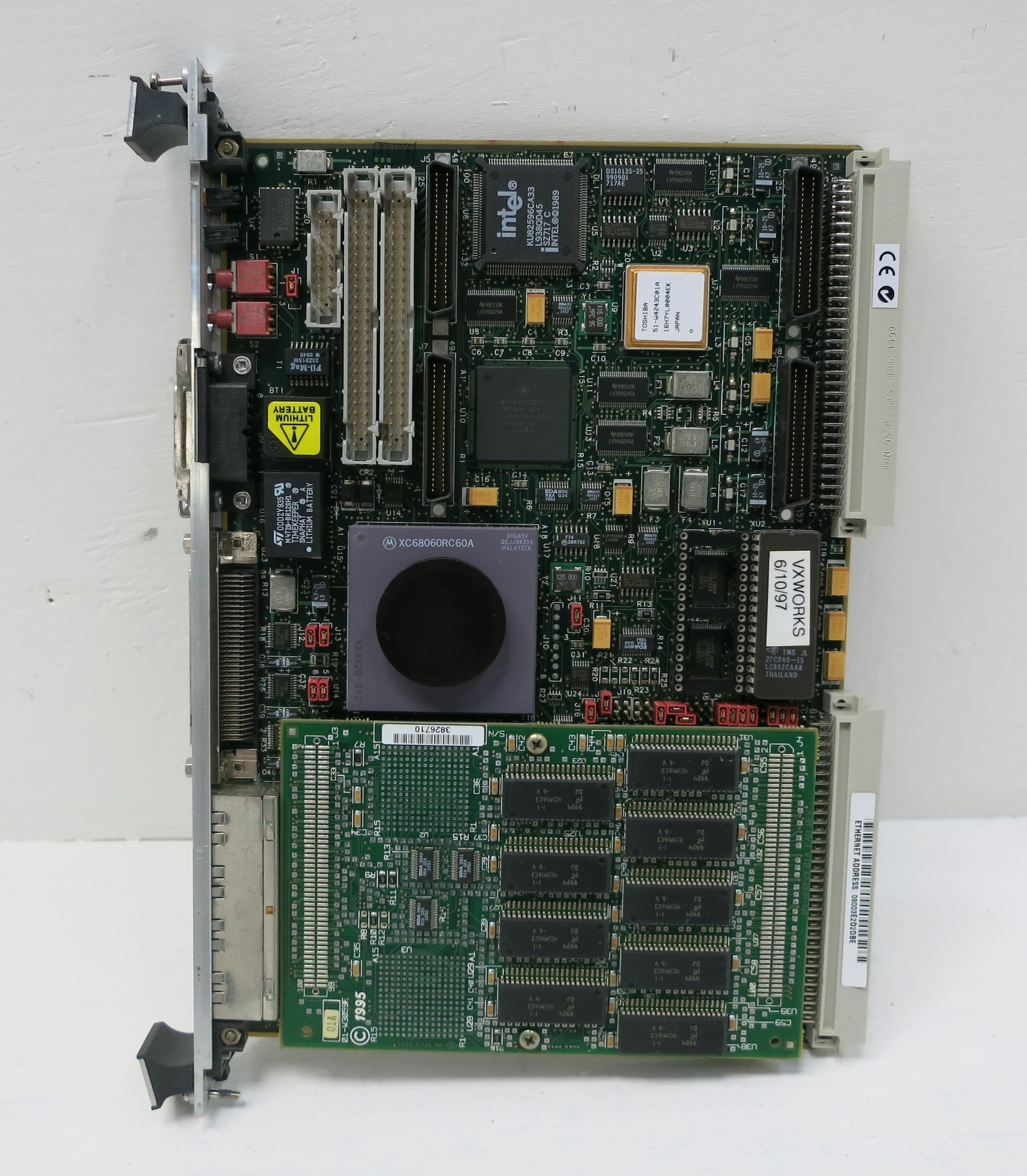 Motorola MVME172-353 SCSI Ethernet Interface Module PLC Board 84